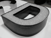 تابلو کریستالی حروف D تابلو کریستالی حروف D