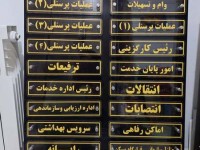 تابلو راهنمای طبقات ساختمان نیروی انسانی تابلو راهنمای طبقات ساختمان نیروی انسانی