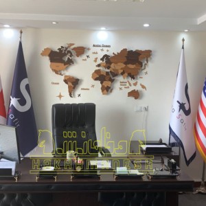 تابلو نقش جهان چوبی در دفاتر خاص تابلو نقش جهان چوبی در دفاتر خاص