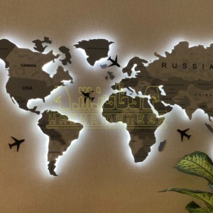 تابلو نقش جهان چوبی با تفکیک کشورها تابلو نقش جهان چوبی با تفکیک کشورها