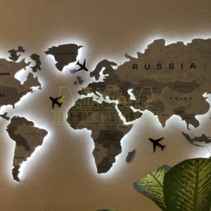 تابلو نقش جهان چوبی با نام کشورها و منحصر به فرد تابلو نقش جهان چوبی با نام کشورها و منحصر به فرد