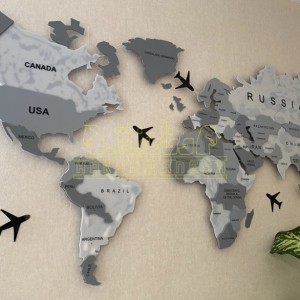 تابلو نقش جهان پلاستیکی با نام کشورها و منحصر به فرد تابلو نقش جهان پلاستیکی با نام کشورها و منحصر به فرد