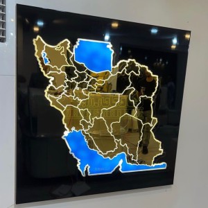 تابلو نقشه ایران با مرزبندی تابلو نقشه ایران با مرزبندی